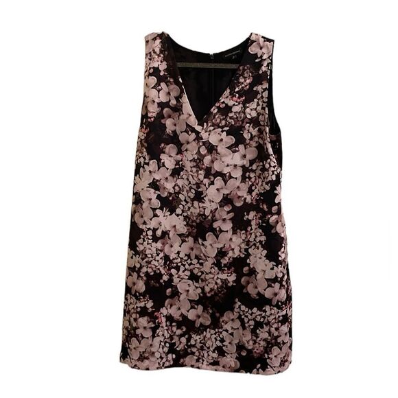 Banana Republic Floral printed sleeveless career dress size 14 - Picture 1 of 9